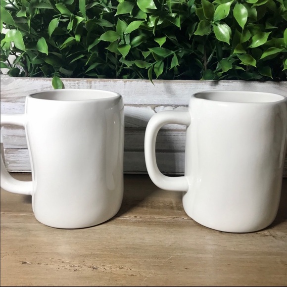 Rae Dunn PAPA BEAR MAMA BEAR Mug Set Large Letter - Picture 5 of 7